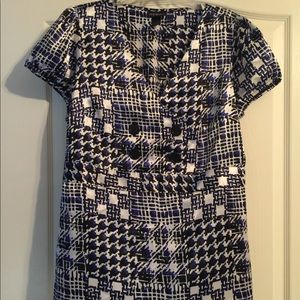 Lane Bryant Silky Tunic Top w Button Details